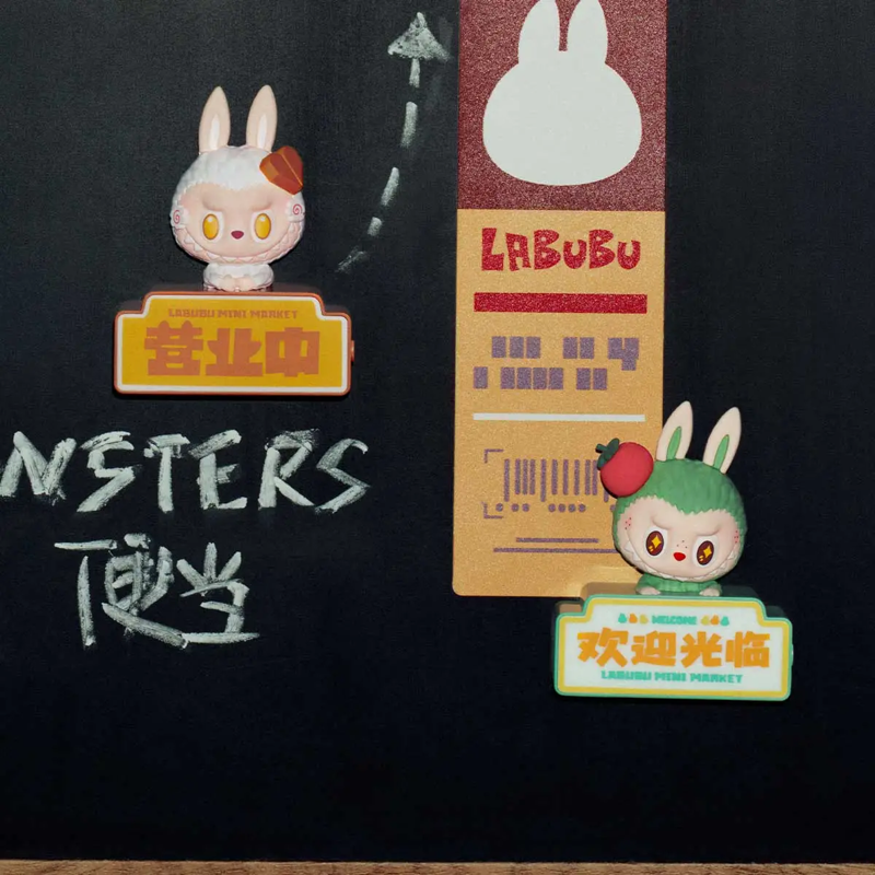 Pop Mart - Nam Châm Gắn Tủ Lạnh The Monsters Wacky Mart Series (Giao mẫu ngẫu nhiên)