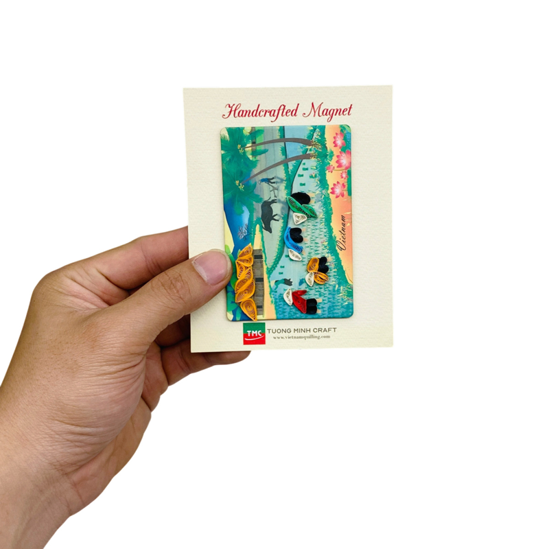 Nam Châm Giấy Xoắn - 6 x 9 cm - TMC