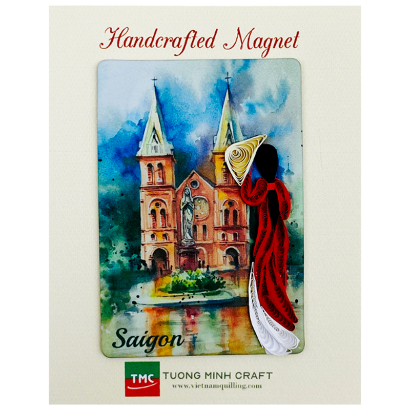 Nam Châm Giấy Xoắn - 6 x 9 cm - TMC