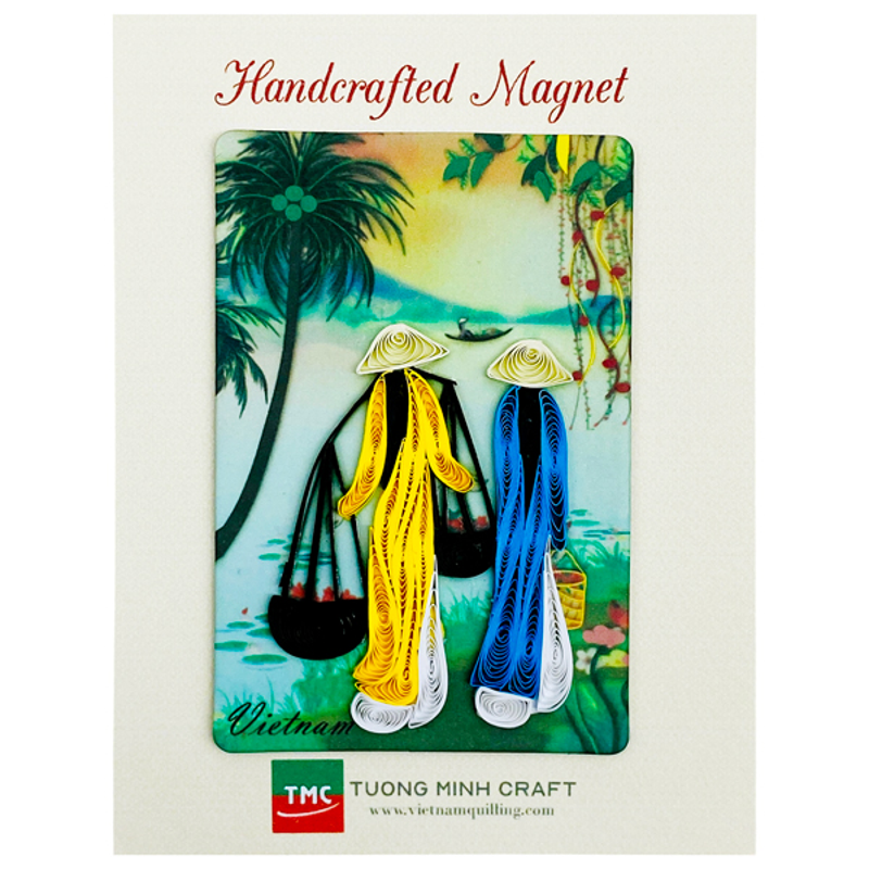 Nam Châm Giấy Xoắn - 6 x 9 cm - TMC
