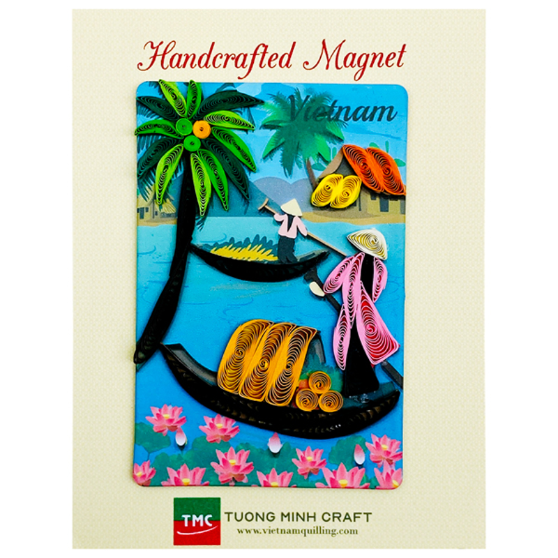 Nam Châm Giấy Xoắn - 6 x 9 cm - TMC