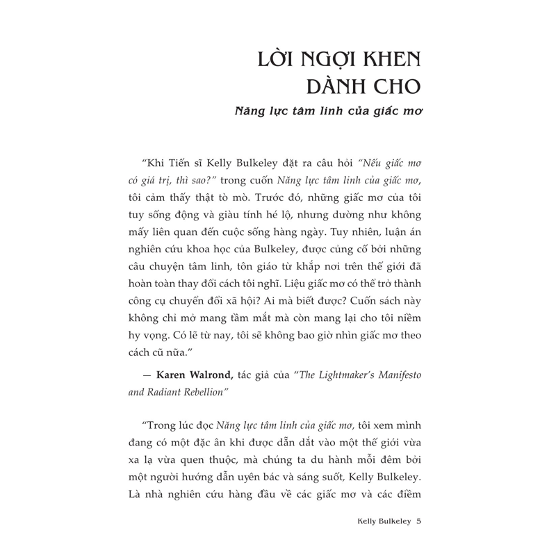 Năng Lực Tâm Linh Của Giấc Mơ