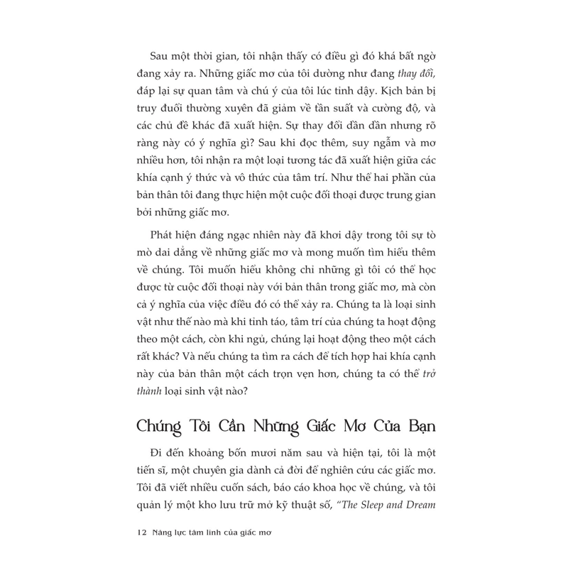 Năng Lực Tâm Linh Của Giấc Mơ