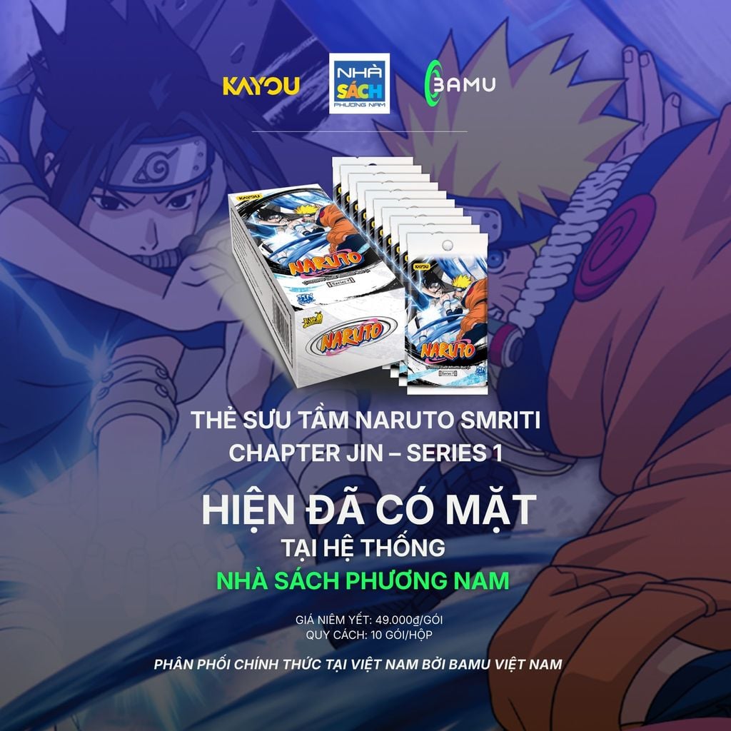 Hộp Thẻ Sưu Tầm Naruto Smritu Phần Jin (Bản Quốc Tế) - Bamu