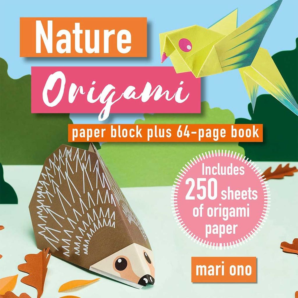 Nature Origami: Paper block plus 64-page book