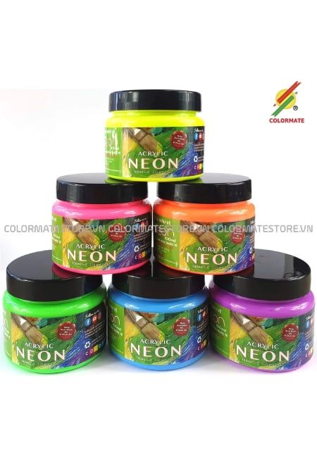 Chai Màu Vẽ Acrylic Neon 100ML