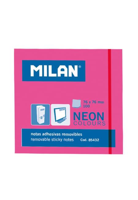 Giấy Note 76x76mm Milan 85432 - Màu Hồng