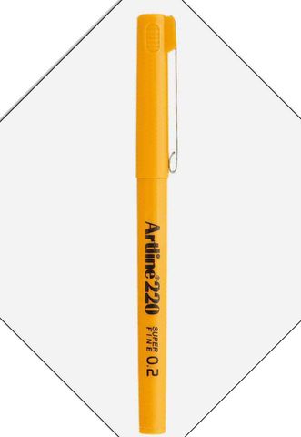 Bút Lông Kim Artline  EK-220 YE Vàng