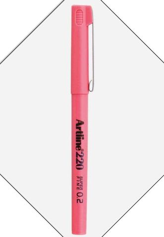 Bút Lông Kim Artline  EK-220 PI hồng