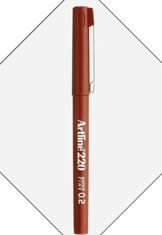 Bút Lông Kim Artline  EK-220 BR Nâu