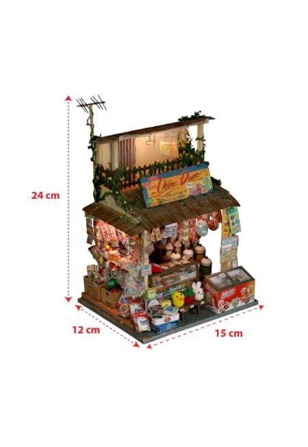 Mô Hình Sài Gòn Xưa Và Nay - Tiệm Sạp Khô - SG01