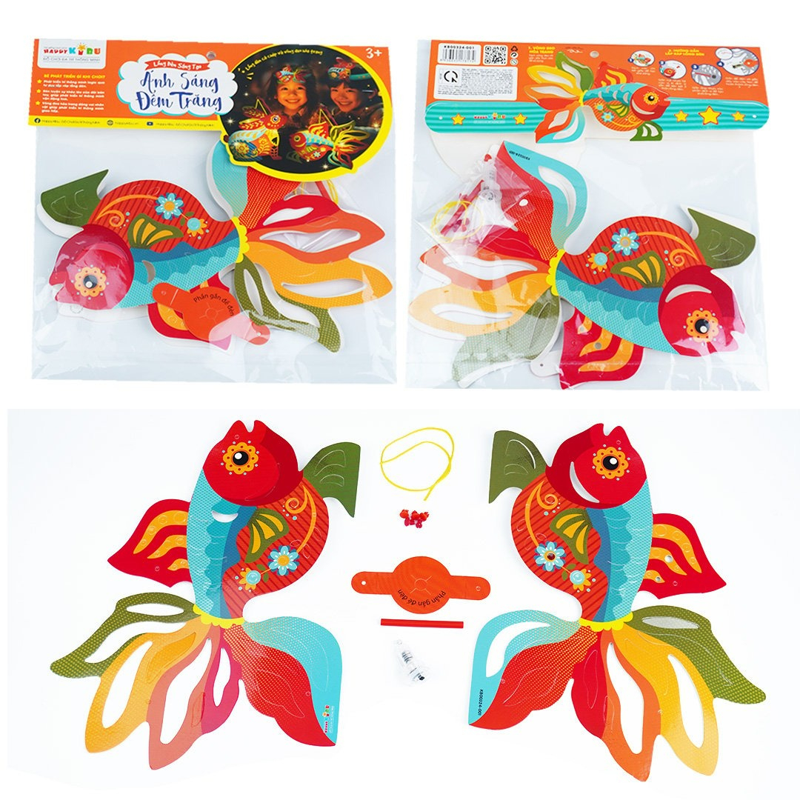 Lồng Đèn Sáng Tạo Ánh Sáng Đêm Trăng Cá Kb00324-001 (G.LONG)