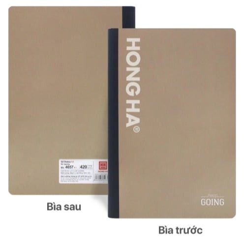 Hồng Hà - Sổ Bìa Bồi Subject, A4, 420 Trang, Đl: 58/84