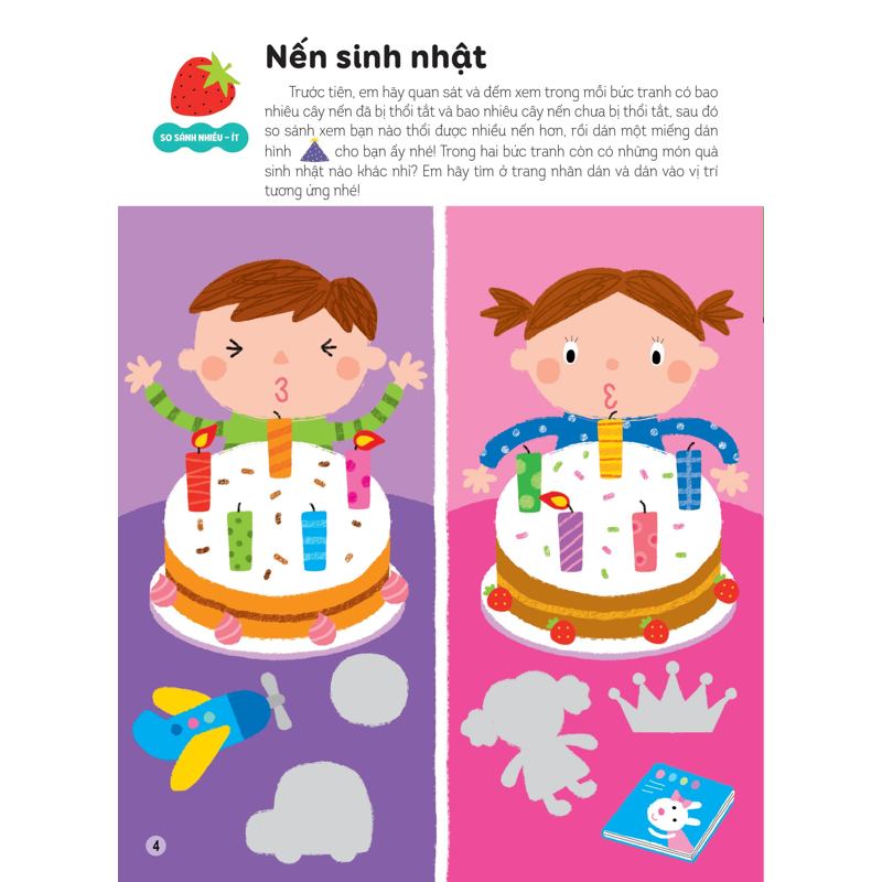 Hình Dán Thông Minh Giúp Bé Làm Quen Với Toán Học - Vũ Điệu Thiên Nga