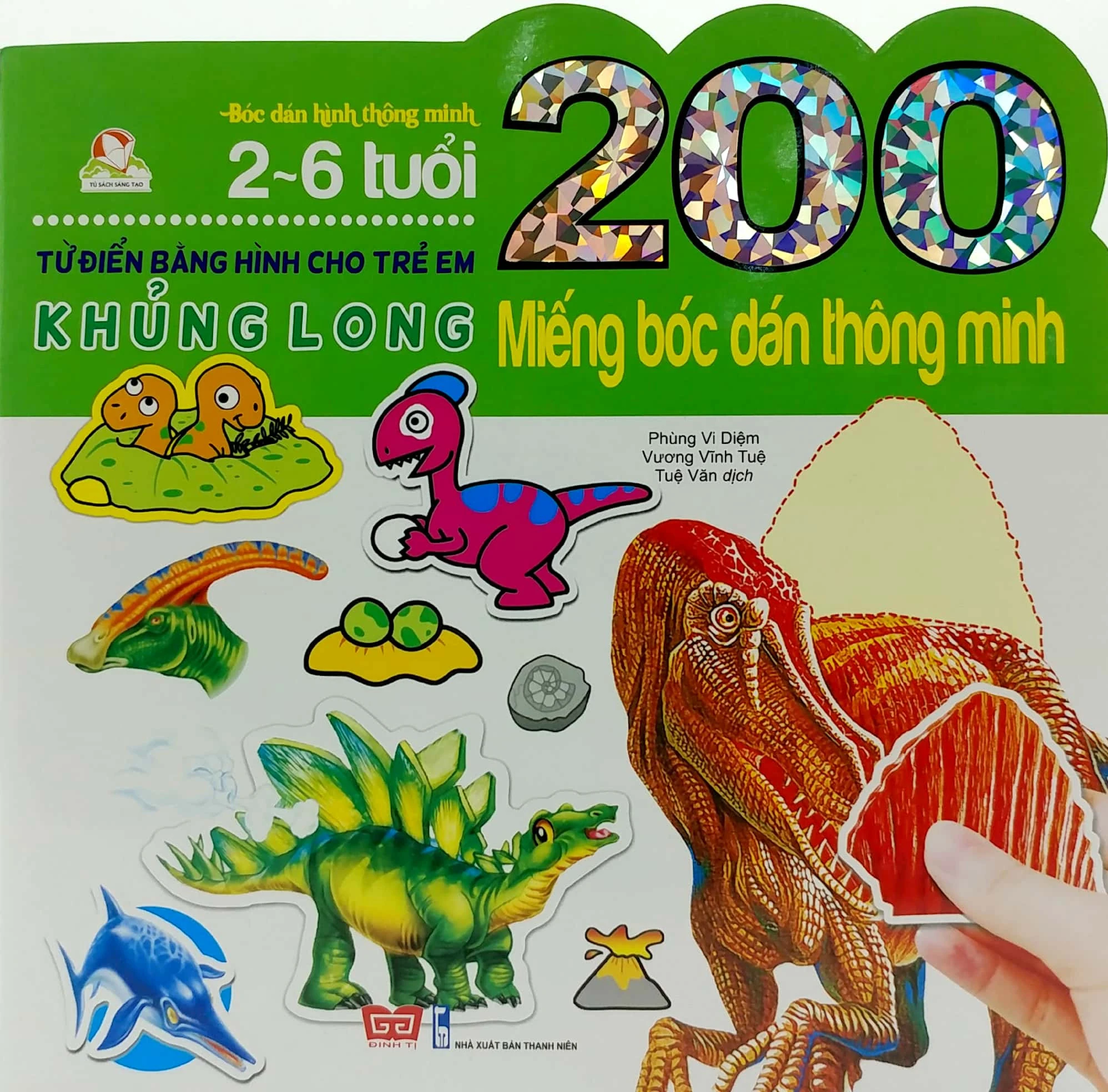 200 MIẾNG BÓC DÁN THÔNG MINH-KHỦNG LONG