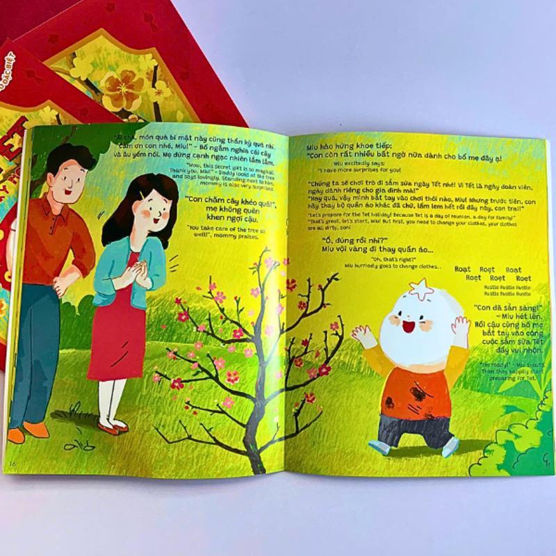 Ehon Song Ngữ - Số Đặc Biệt - Ngày Tết Vui Tưng Bừng - Happy Tet Holiday