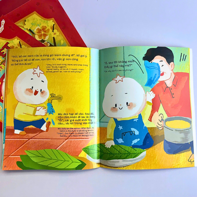 Ehon Song Ngữ - Số Đặc Biệt - Ngày Tết Vui Tưng Bừng - Happy Tet Holiday