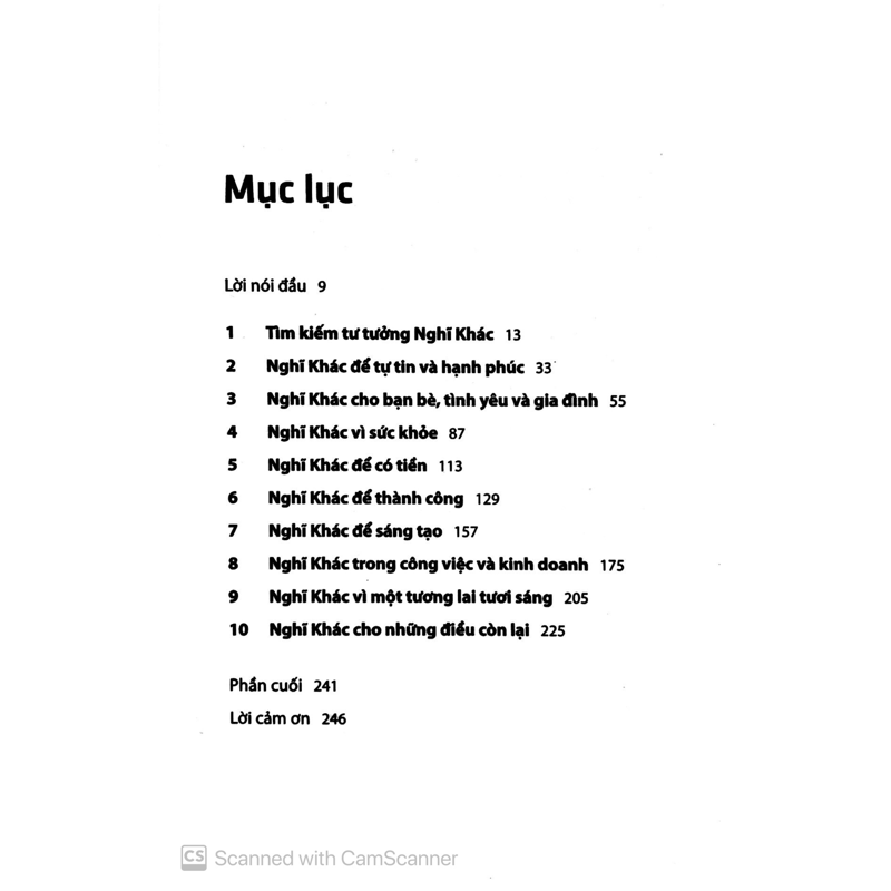 Nghĩ Khác - Làm Thế Nào Để Tận Dụng Tốt Nhất Mỗi Thứ