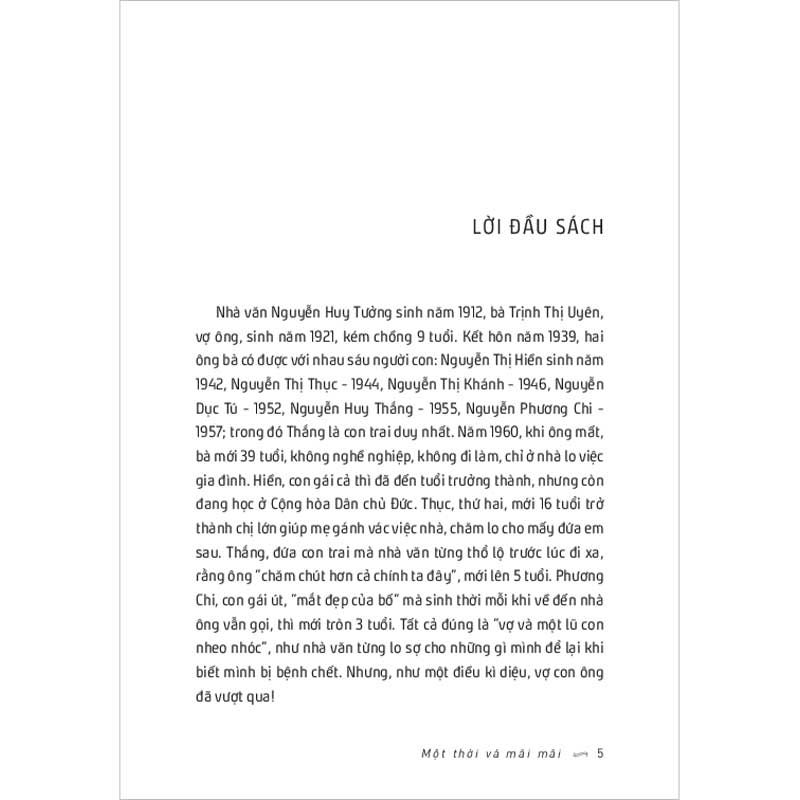 Một Thời Và Mãi Mãi