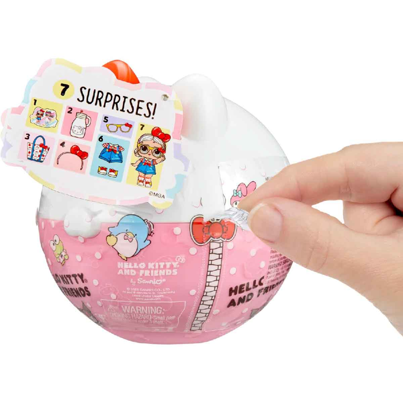 LOL Surprise Banh Búp Bê Mèo Hello Kitty Và Các Bạn 523840-EUC (Giao Mẫu Ngẫu Nhiên)