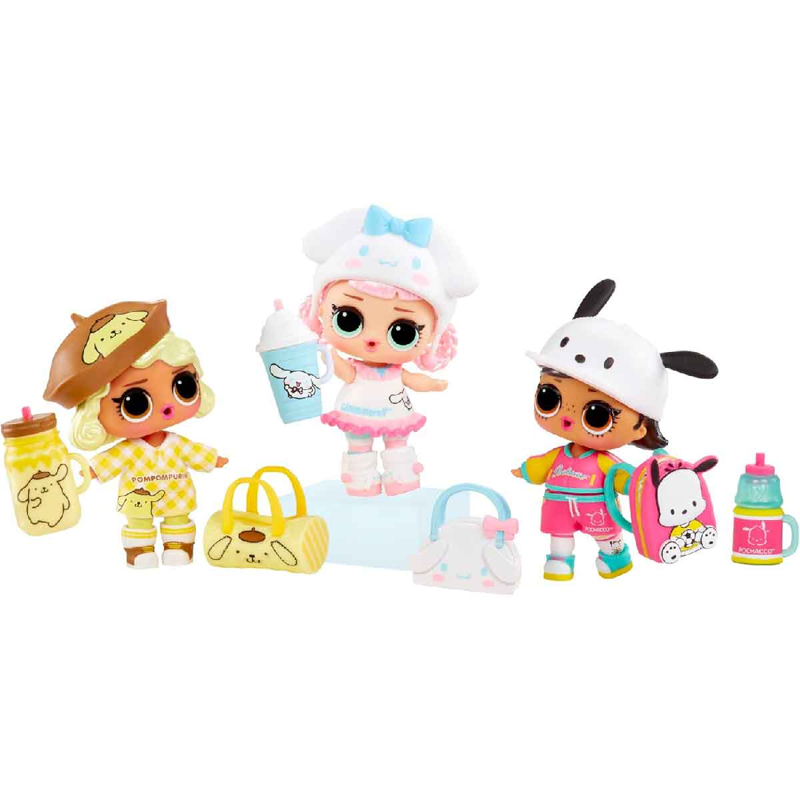 LOL Surprise Banh Búp Bê Mèo Hello Kitty Và Các Bạn 523840-EUC (Giao Mẫu Ngẫu Nhiên)