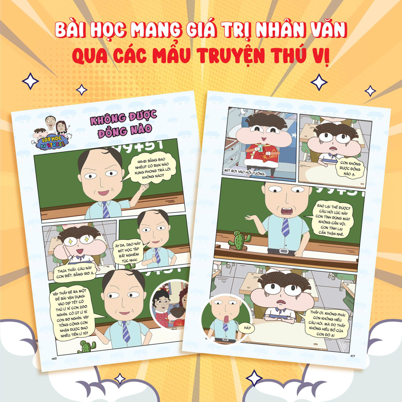 Truyện Tranh Lớp Học Xả Stress - Khi Bạn Có Một Bản Sao Không Ngoan