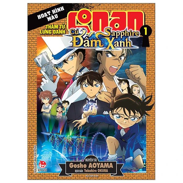 THÁM TỬ LỪNG DANH CONAN T1-CÚ ĐẤM SAPPHIRE XANH (HOẠT HÌNH MÀU)