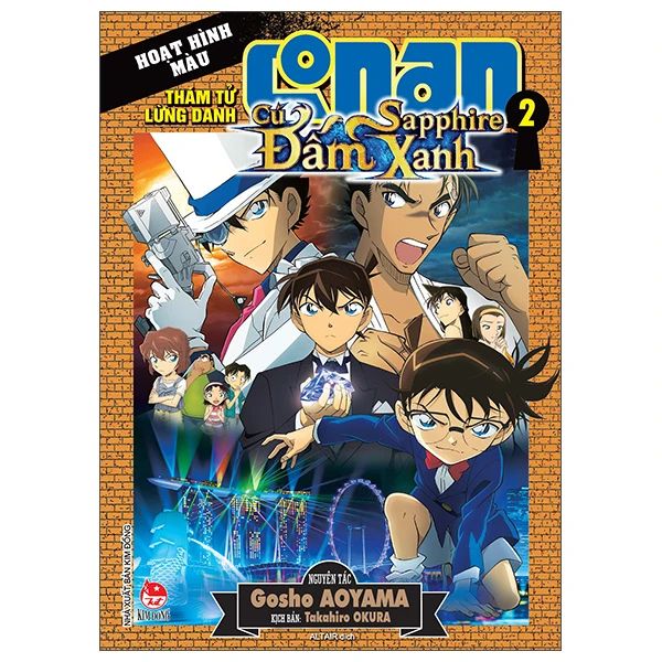 THÁM TỬ LỪNG DANH CONAN T2-CÚ ĐẤM SAPPHIRE XANH (HOẠT HÌNH MÀU)