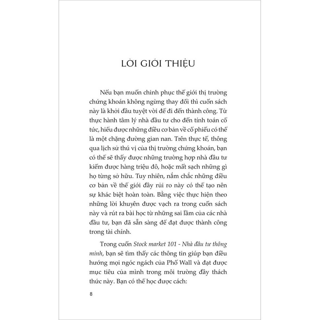 Stock Market 101 - Nhà Đầu Tư Thông Minh