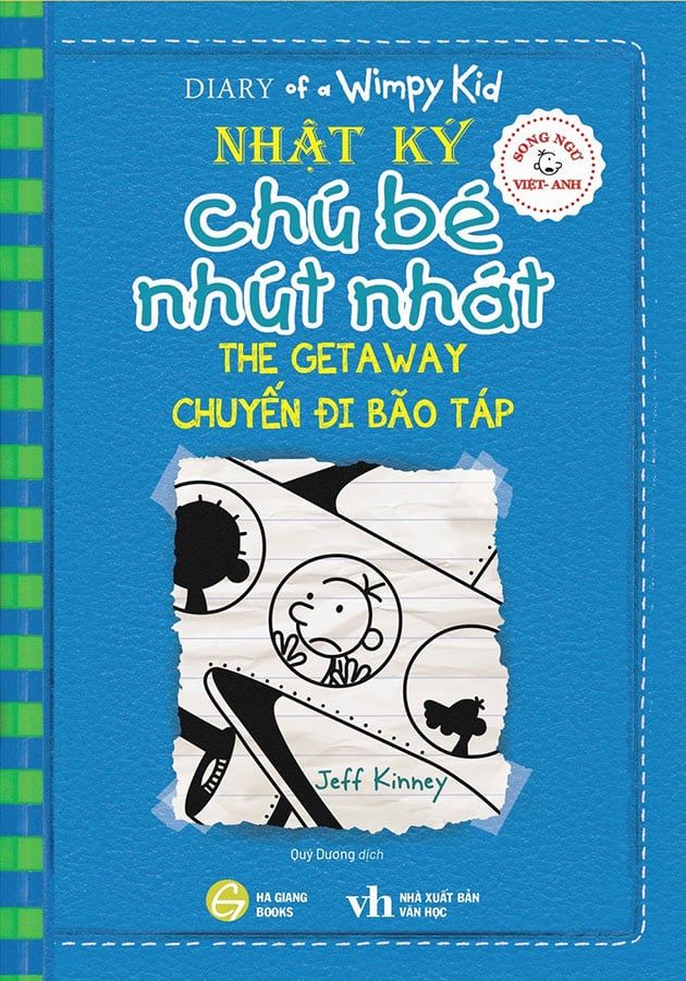 Nhật Ký Chú Bé Nhút Nhát - Tập 12: Chuyến Đi Bão Táp (Song ngữ Việt-Anh)