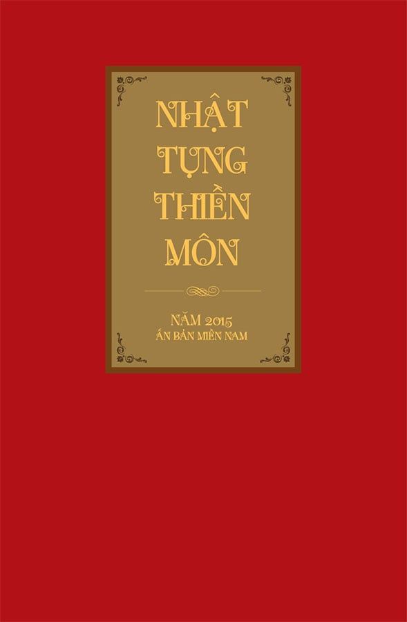 Nhật Tụng Thiền Môn (Tái bản năm 2022)