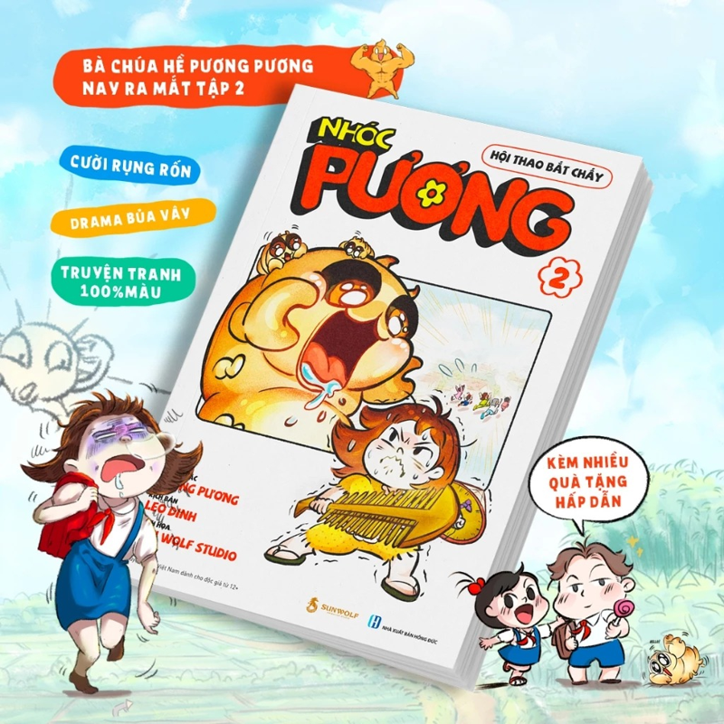 Nhóc Phương Tập 02 - Hội Thao Bắt Chấy (Sách Màu)