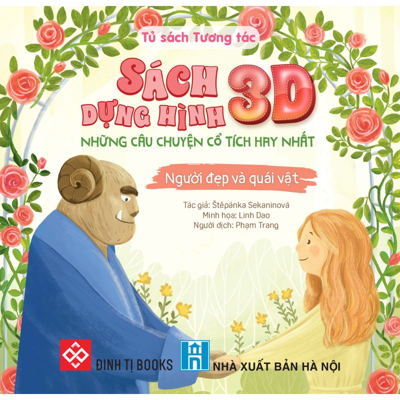 Sách Dựng Hình 3D Những Câu Chuyện Cổ Tích Hay Nhất - Người Đẹp Và Quái Vật