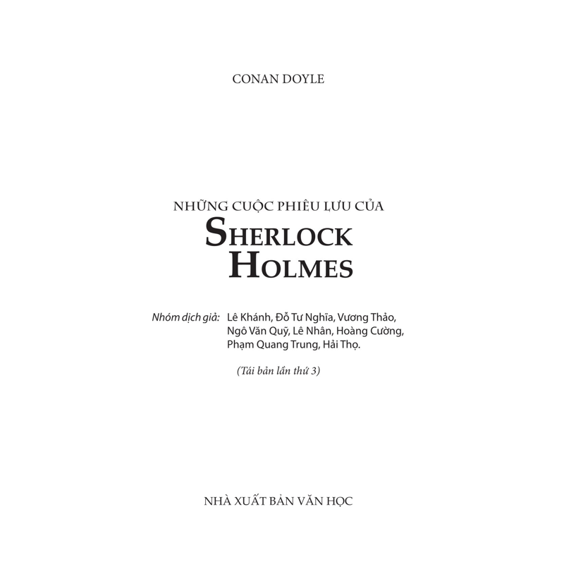 Những Cuộc Phiêu Lưu Của Sherlock Holmes