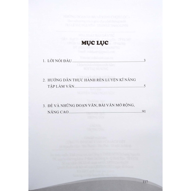 Những Đoạn Và Bài Văn Hay Chọn Lọc 2 (Chương Trình Mới)