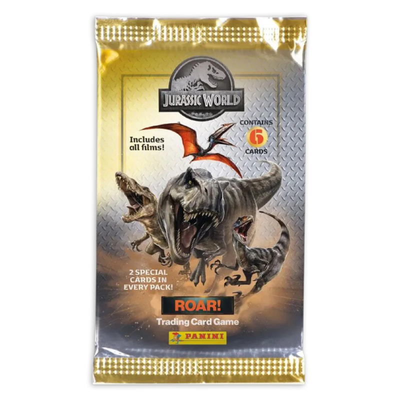 Panini Gói Thẻ Hình Jurassic World Roar (Giao Mẫu Ngẫu Nhiên)