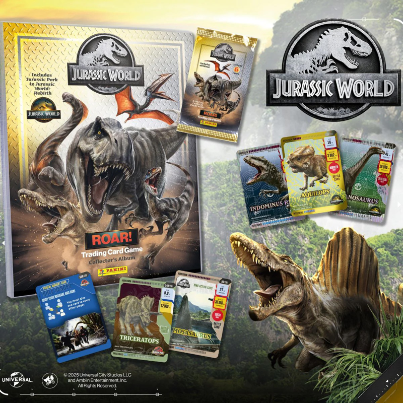 Panini Gói Thẻ Hình Jurassic World Roar (Giao Mẫu Ngẫu Nhiên)