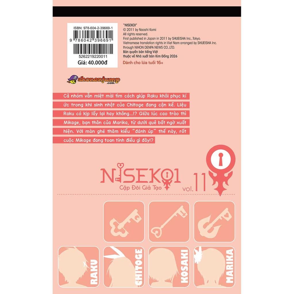 Nisekoi - Cặp Đôi Giả Tạo - Tập 11: Bó Hoa