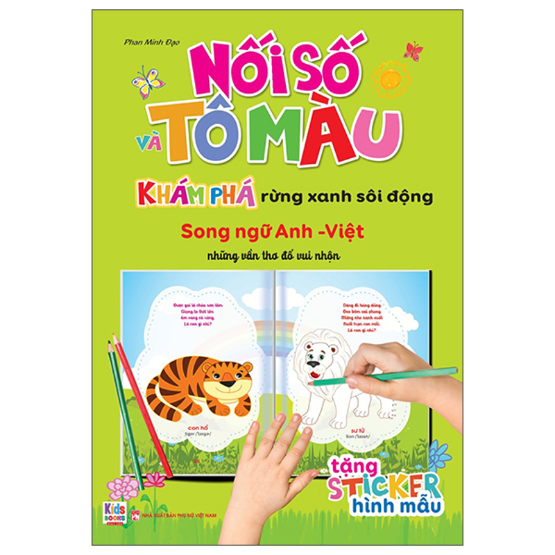 Nối Số Và Tô Màu - Bé Và Đồ Vật Xung Quanh (SN)