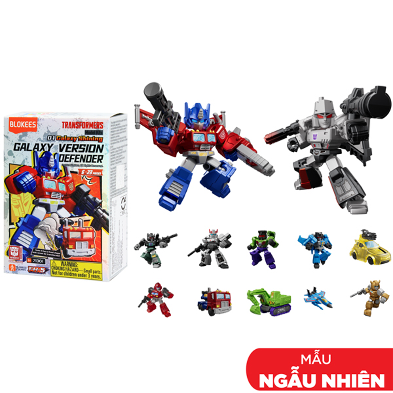 Mô Hình - Transformers - Defender Version 06 - Brutal Fang - Blokees - ET56 (Giao Mẫu Ngẫu Nhiên)
