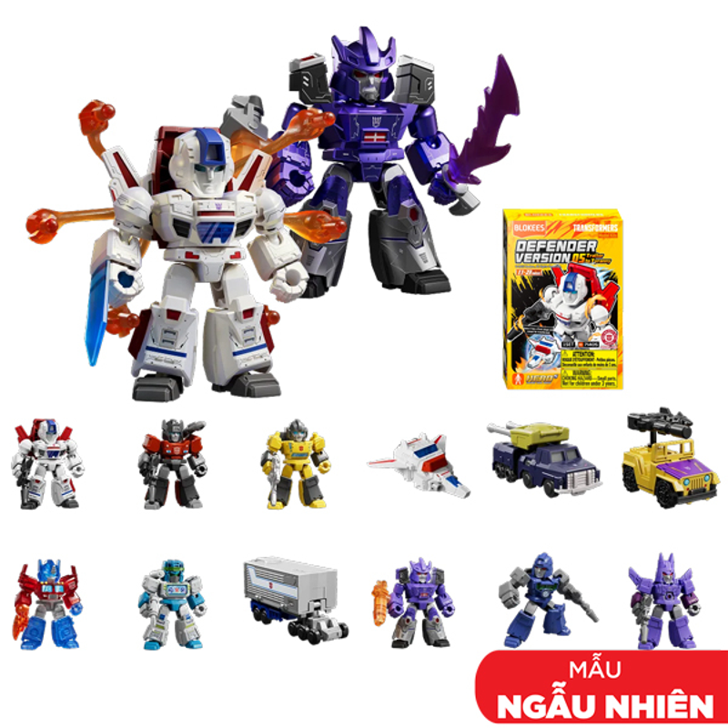 Mô Hình - Transformers - Defender Version 06 - Brutal Fang - Blokees - ET56 (Giao Mẫu Ngẫu Nhiên)