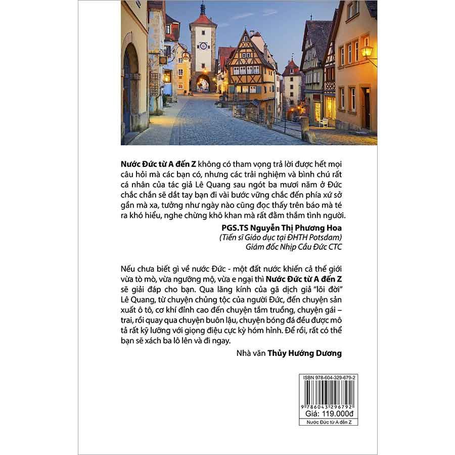 Nước Đức Từ A Đến Z