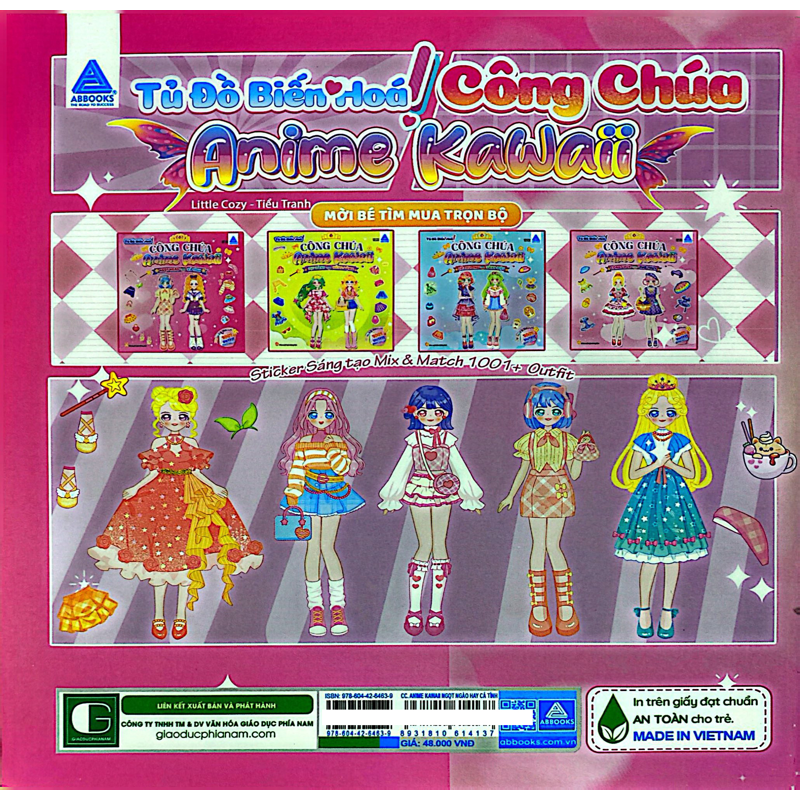 Tủ Đồ Biến Hóa - Công Chúa Anime Kawaii - Ngọt Ngào Hay Cá Tính