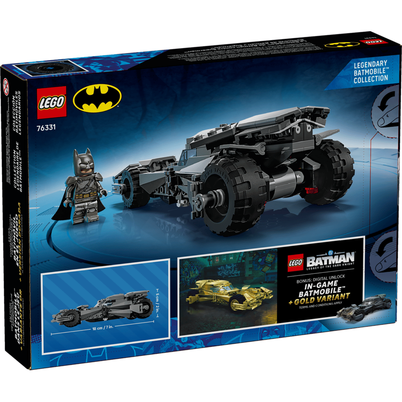 Lego Superheroes Đồ Chơi Lắp Ráp Xe Batman v Superman Batmobile 76331