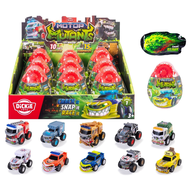 Dickie Toys Đồ Chơi Trứng Xe Bất Ngờ Dickie Toys Motor Mutants (Giao Mẫu Ngẫu Nhiên)