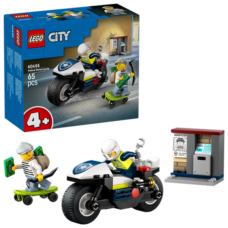 Lego City Đồ Chơi Lắp Ráp Cuộc Đua Truy Bắt Cướp 60455 (Vta)