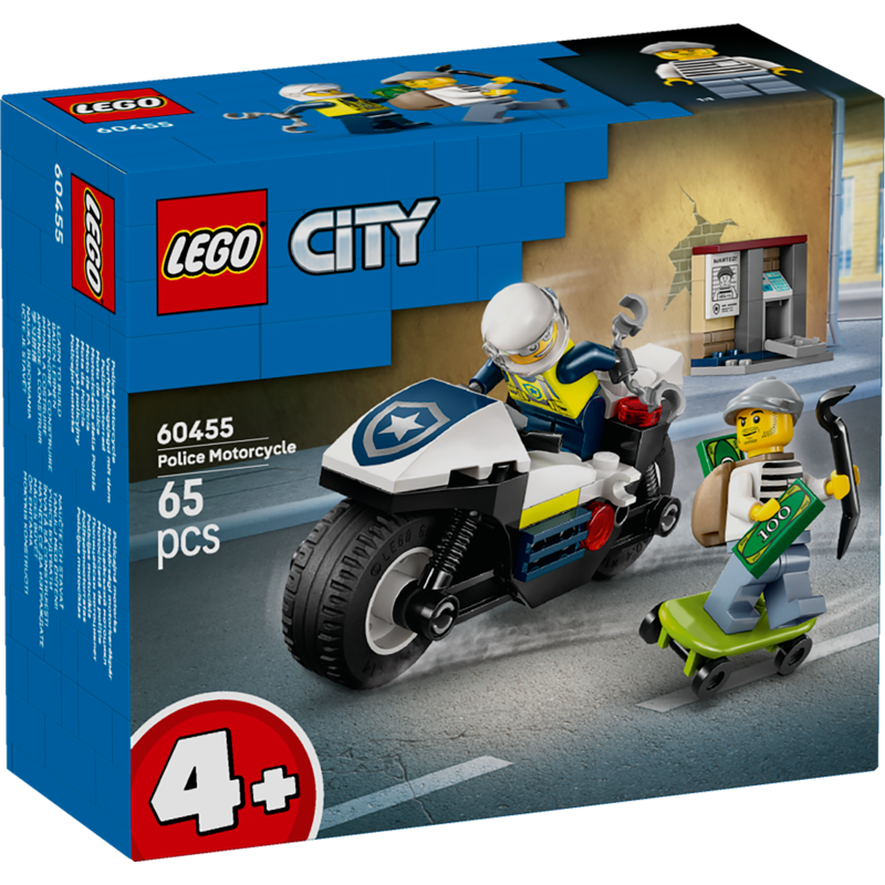 Lego City Đồ Chơi Lắp Ráp Cuộc Đua Truy Bắt Cướp 60455 (Vta)