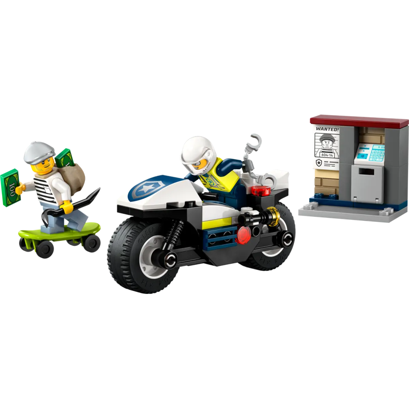 Lego City Đồ Chơi Lắp Ráp Cuộc Đua Truy Bắt Cướp 60455 (Vta)