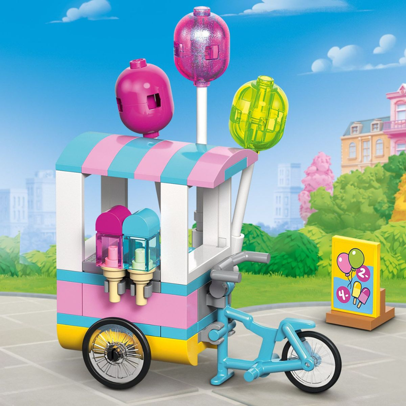 Lego Friends Đồ Chơi Lắp Ráp Gian Hàng Kem Và Bóng Bay (Vta)