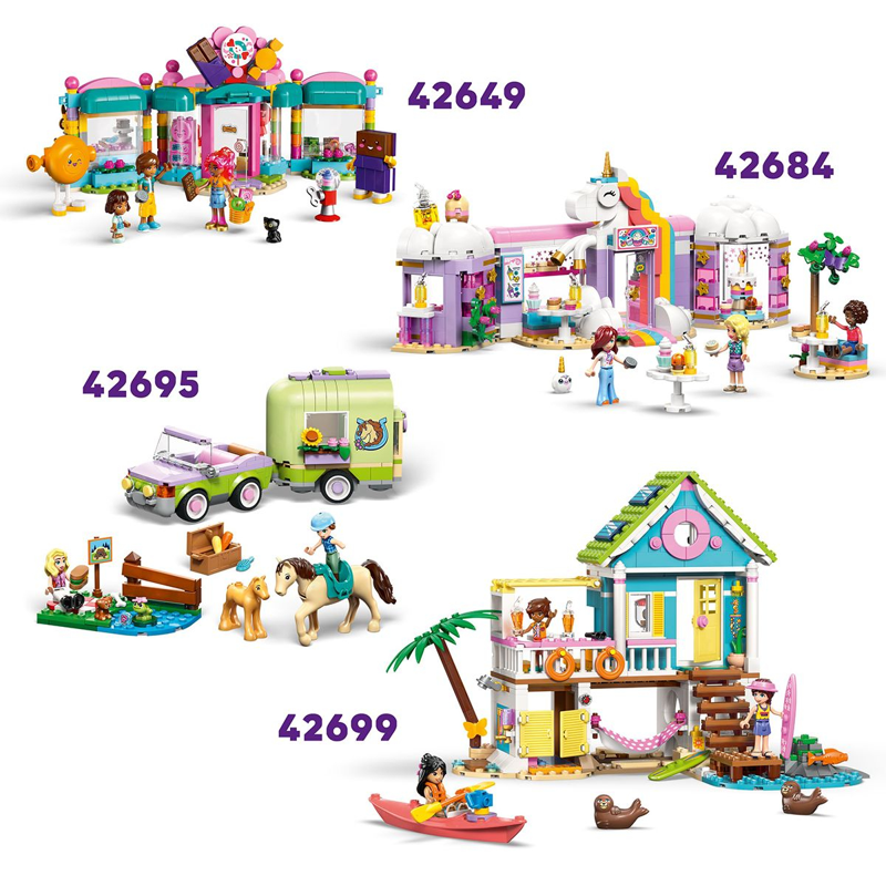 Lego Friends Đồ Chơi Lắp Ráp Gian Hàng Kem Và Bóng Bay (Vta)